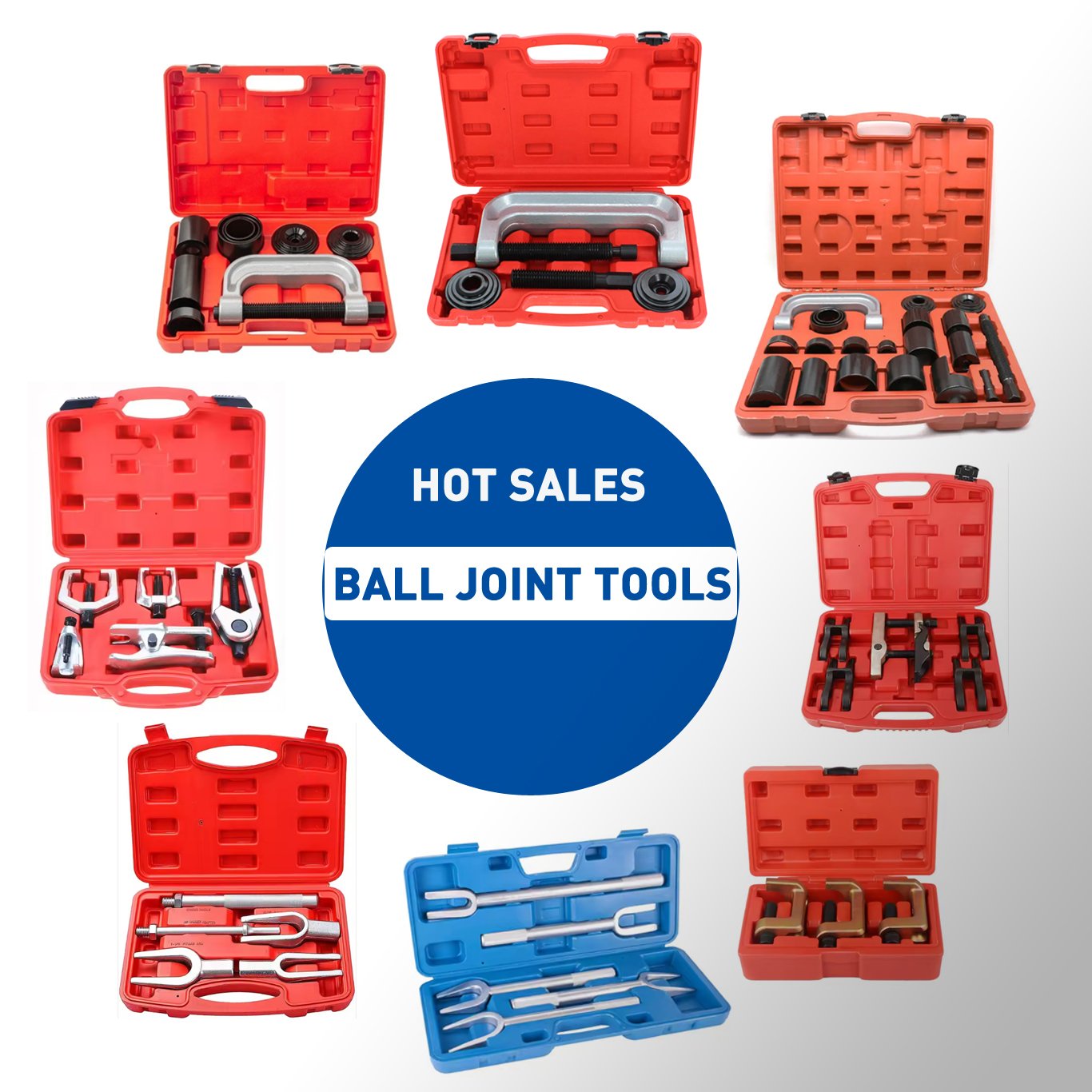 5 Pcs Ball Joint Separator Removal Tool Set Arm Puller Remover Joint Ball Joint Press U Joint Removal Tool Kit